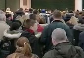 Crowds Swarm Irish Supermarkets as They Reopen Following Storm