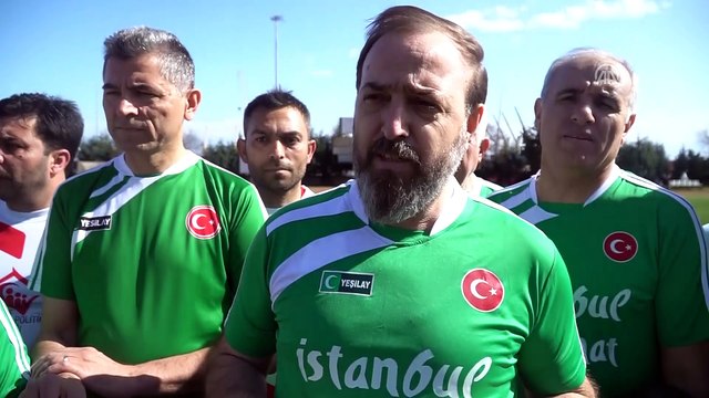 Tekirdağ protokolü, Roman takımıyla maç yaptı - TEKİRDAĞ