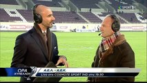 ΑΕΛ-ΑΕΚ 2-1 2017-18 Κύπελλο Μιχάλης Ζιώγας Pregame