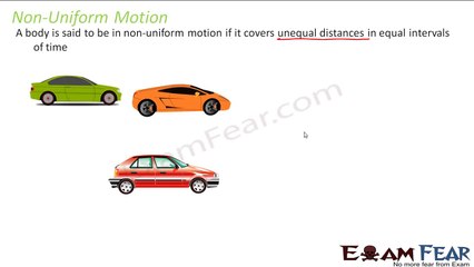 Physics Motion part 5 (Uniform & non-uniform motion) CBSE class 9 IX