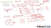 Maths Determinants part 29 (Application determinant :Solution of equation) CBSE Mathematics XII 12