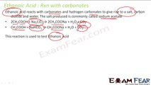 Chemistry Carbon & Compounds part 26 (Ethanoic Acid) CBSE class 10 X