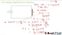 Physics Alternating current part 8 (AC inductive circuit) CBSE class 12