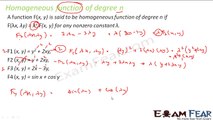 Maths Differential Equation part 13 (Homegeneous differential Equation) CBSE Mathematics XII 12