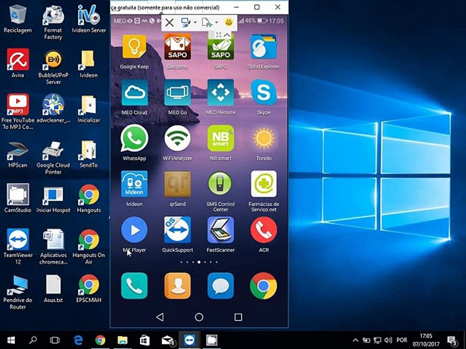 Meteor - Testar a Velocidade da Internet no Android
