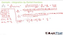 Maths Integrals part 28 (Example:Integration by partial fractions) CBSE class 12 Mathematics XII