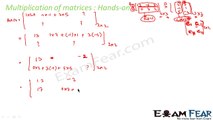 Maths Matrices part 17 (Example Matrices Multiplication) CBSE Mathematics XII