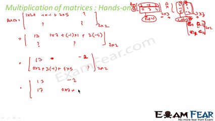 Maths Matrices part 17 (Example Matrices Multiplication) CBSE Mathematics XII