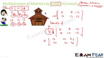 Maths Matrices part 12 (Scalar multiplication of Matrices) CBSE Mathematics XII