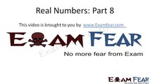 Maths Real Numbers part 8 Irrational Numbers() CBSE class 10 Mathematics X