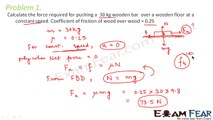 Physics Laws of motion part 18 (Problem law of motion) CBSE class 11