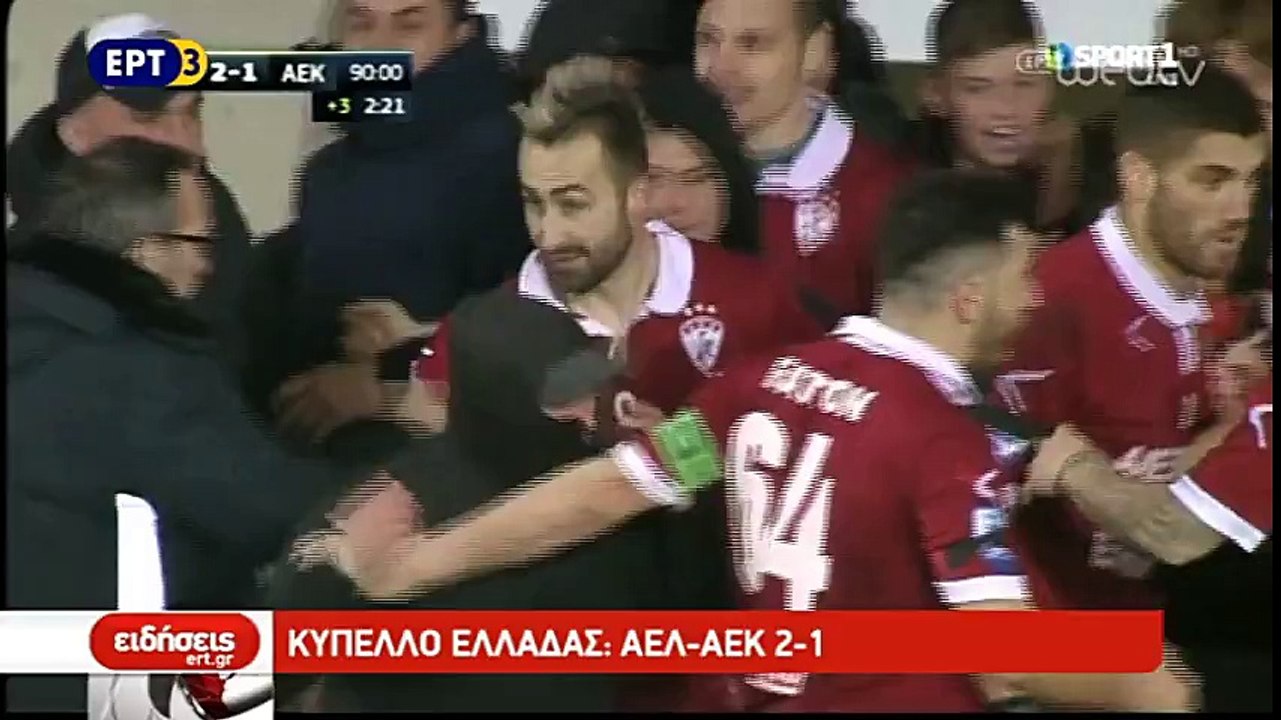 ΑΕΛ-ΑΕΚ 2-1 2017-18 Κύπελλο Ντόστανιτς, Ναζλίδης, Χιμένεθ δηλώσεις ΕΡΤ3