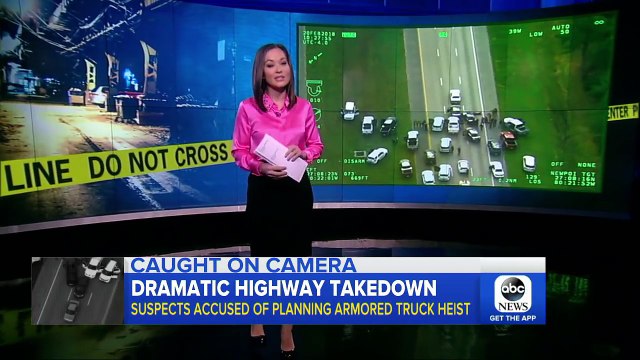 Armored-car robbery plot busted in dramatic highway takedown