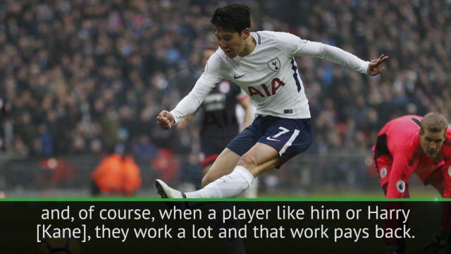 Pochettino 'always expects amazing things' from Tottenham match-winner Son