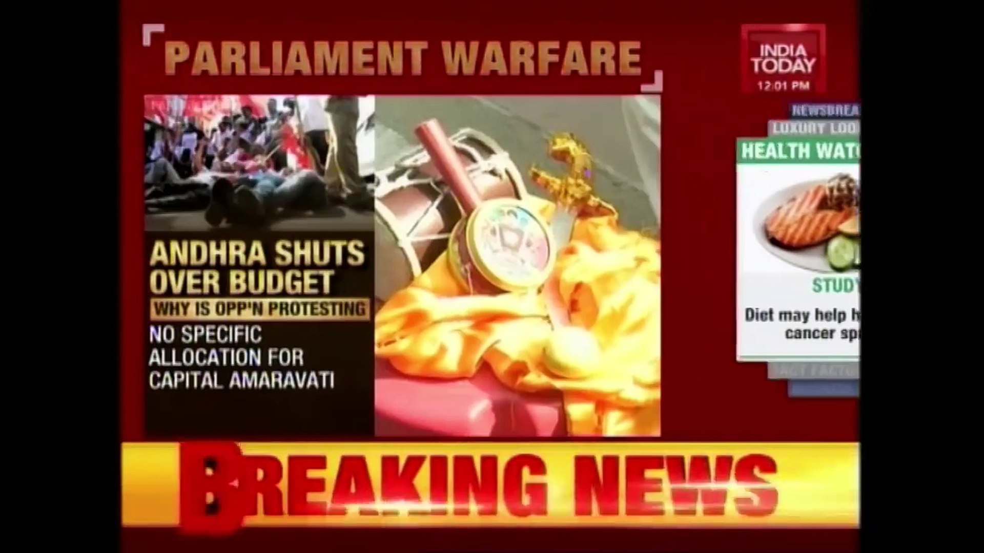 Parliamentary Warfare: Ruckus On Last Day Of Budget Session