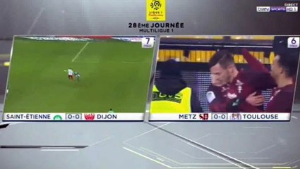 Résumé Metz - Toulouse (TFC) but Nolan Roux (1-0)
