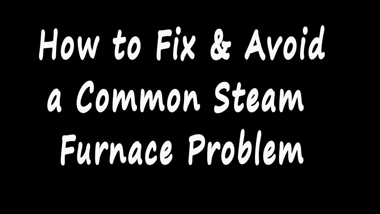 how to fix boiler problem