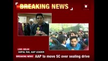 AAP-BJP Faceoff Outside Delhi CM's Residence Over Sealing Drive