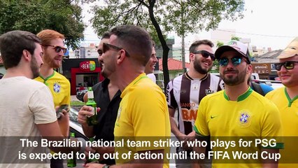 Brazilians wait as Neymar’s golden foot goes under the knife