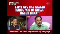 Sanjay Nirupam To File Case Against GVL Narasimha Rao Over Remarks On Rahul Gandhi