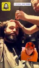 عبد الفتاح الجرينى يفاجئ جمهوره بحلق شعره عبر إنستجرام