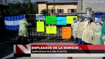 Empleados de la morgue sampedrana realizaron planton
