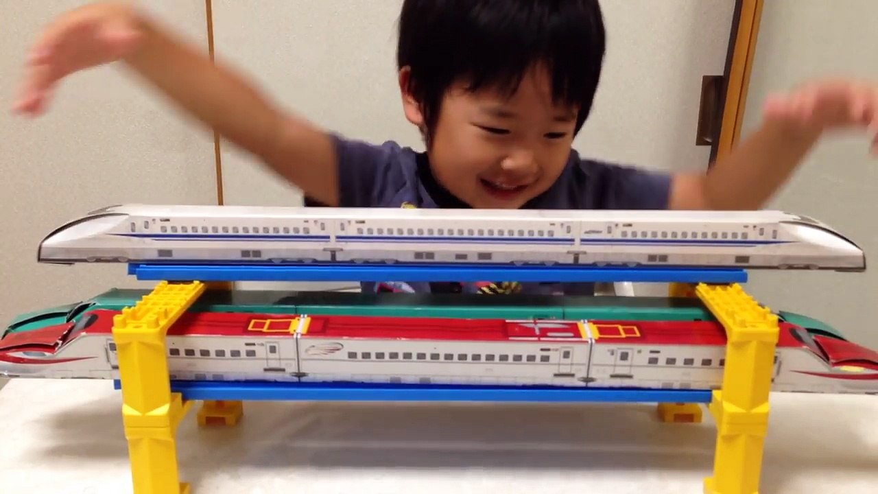 限定プラレール N700系新幹線 改造車となるほど発見デーのおみやげ【がっちゃん5歳】