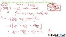 Maths Integrals part 19 (Example Integration trigonometric Identities) CBSE class 12 Mathematics XII