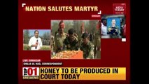 India's Agenda: Wreath Lying Ceremony Of Martyred Jawan
