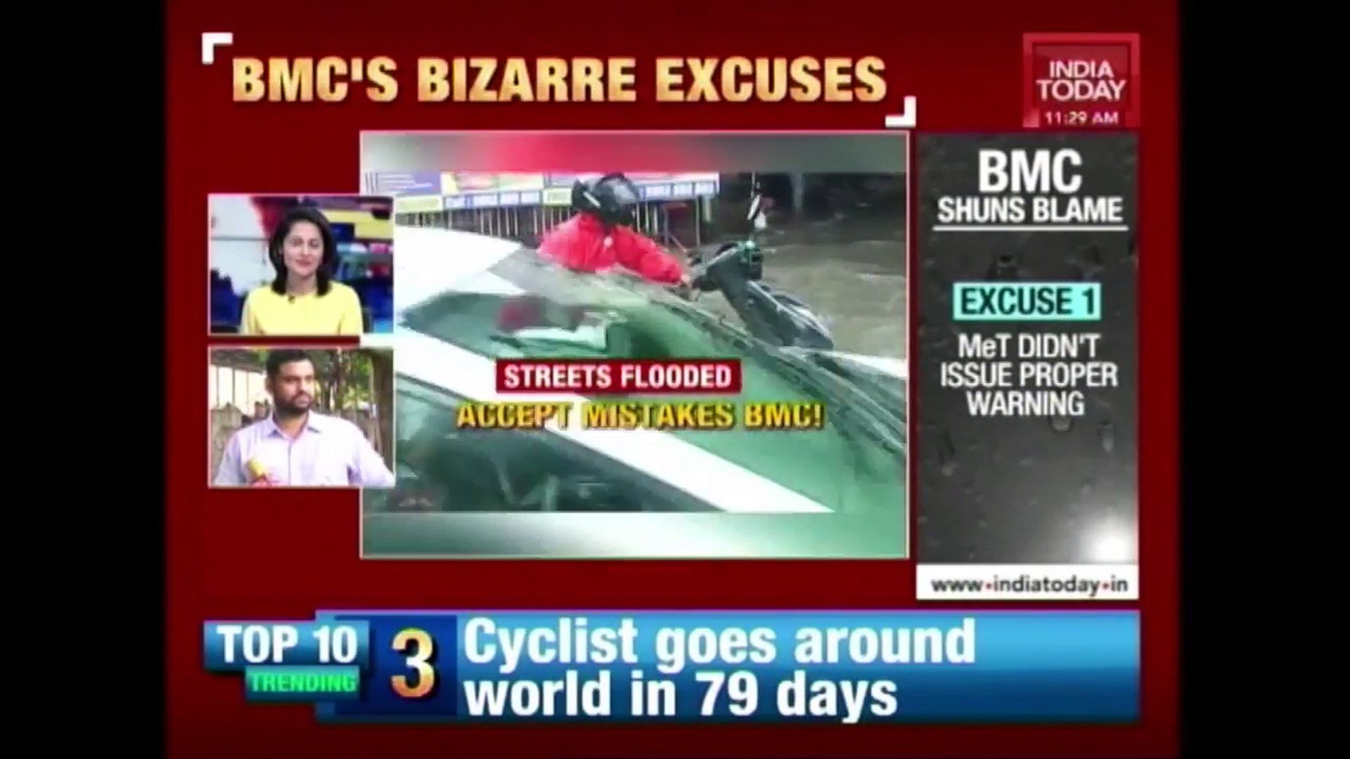 BMC Blames IMD For Last Month's Floods in Mumbai