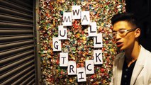 Interactive Gum Wall trick | Seattle Magician