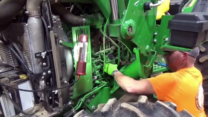 John Deere 5075E tractor- oil change and serviced