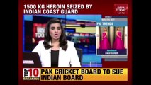 Indian Coast Guard Seizes Foreign Vessel With 1500 KG Heroine In Porbandar
