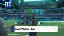 10 fastest running back 40-yard dashes | 2018 NFL Scouting Combine