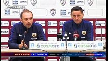 ΑΕΛ-ΑΕΚ 2-1 2017-18 Κύπελλο Συνέντευξη τύπου-Tv thessalia