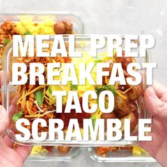 Meal Prep Breakfast Taco Scramble