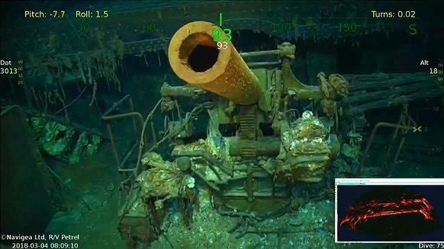 Wreckage of USS Lexington Located in Coral Sea