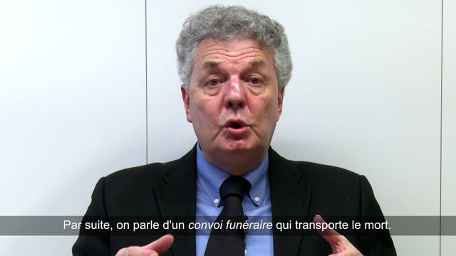 Funèbre ou funéraire - Bernard Cerquiglini - Le Sens des Mots