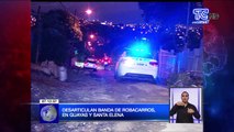 Desarticulan banda de robacarros en Guayas y Santa Elena