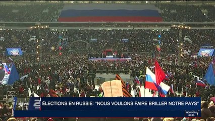 Élection en Russie : Vladimir Poutine a promis une brillante victoire