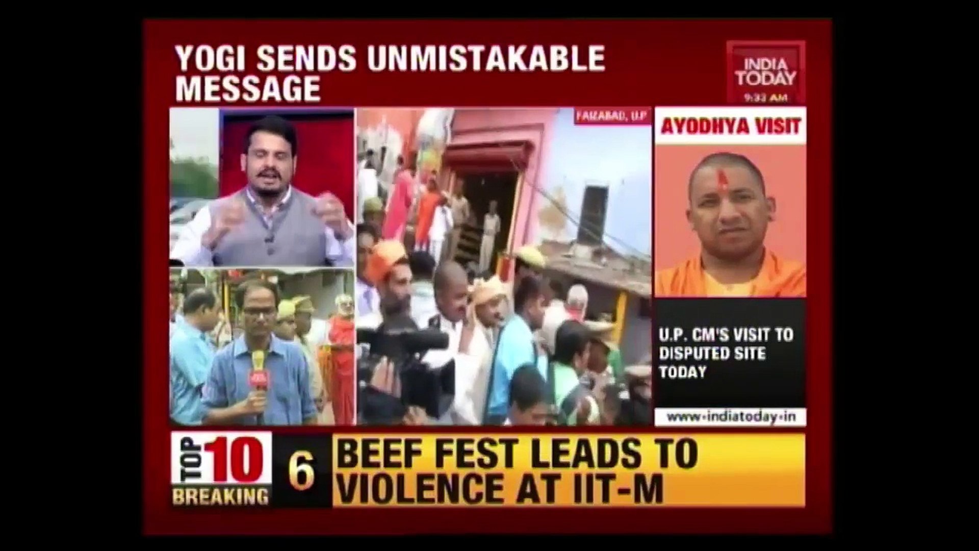 Yogi Adityanath's Politically Surcharged Temple Run In Ayodhya