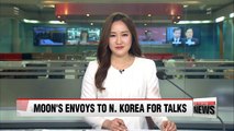 South Korea's Moon Jae-in to send special envoys to N. Korea Monday to broker talks with Washington