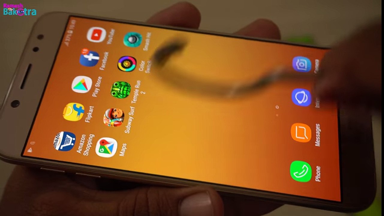 Samsung Galaxy J7 Pro Screen Scratch Test