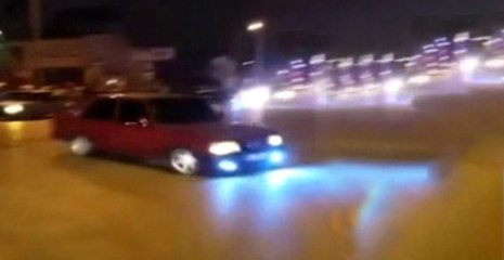 Ankara'da Drift Çılgınlığı Kötü Bitti: 1 Yaralı