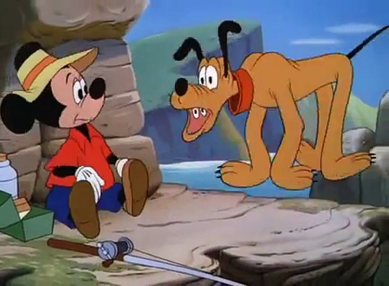 Mickey Mouse, Pluto - The Simple Things, image size:1472x1080