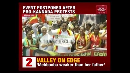 Pro Kannada Groups Protest Against Release Of 'Baahubali 2' ;  Calls For Statewide Bandh