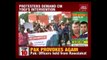 Home Buyers Protest Against Jaypee Builders Outside SSP Office In Noida