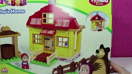 House Of Masha And The Bear PlayBIG Bloxx ◕ ‿ ◕ Toys Videos For Kids
