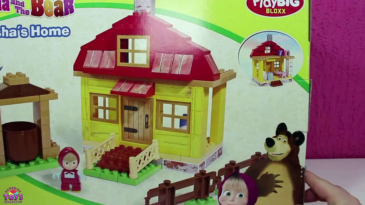 House Of Masha And The Bear PlayBIG Bloxx ◕ ‿ ◕ Toys Videos For Kids