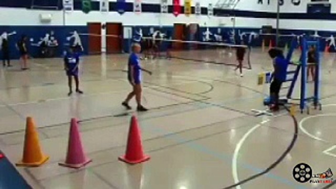 Thalapathy vijay spotted with his daughter for badminton game